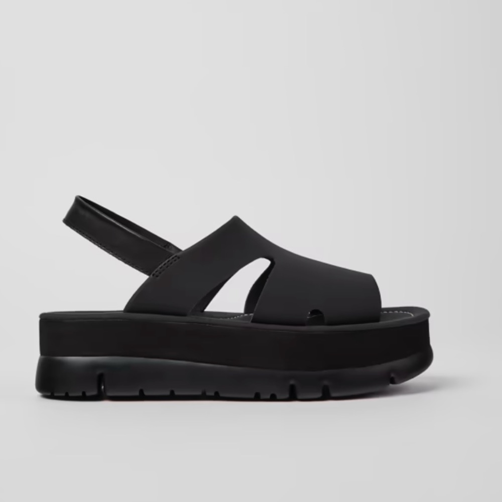 Camper Oruga Platform Sandals with Back Strap Women's Size 9